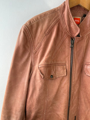 Hugo Boss Vintage Goat Skin Leather Jacket L