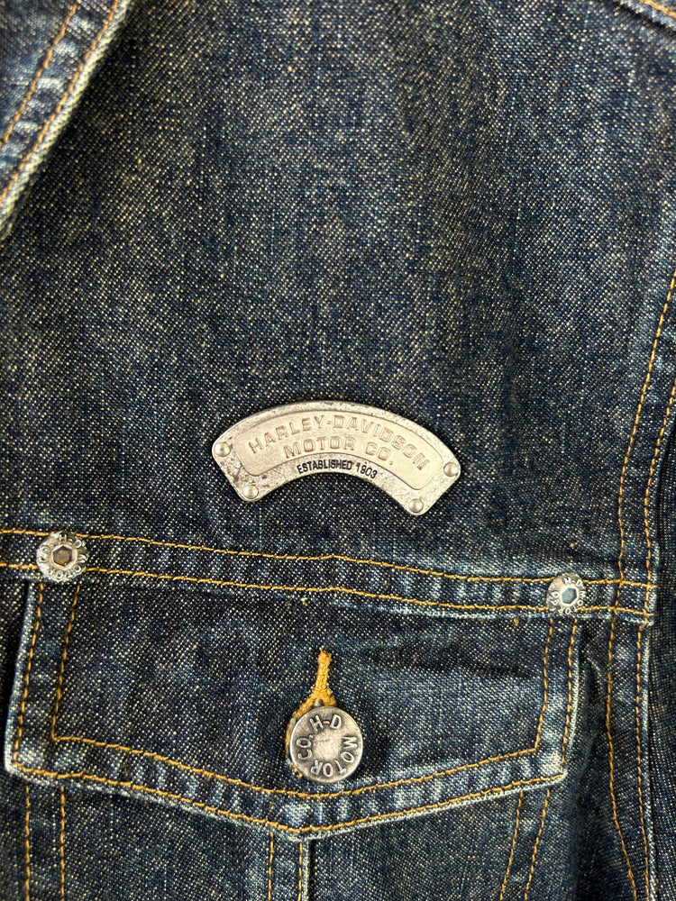 Harley Davidson Vintage Denim Jacket M