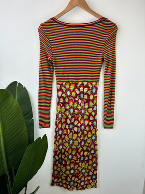 Missoni Vintage Floral Knit Dress