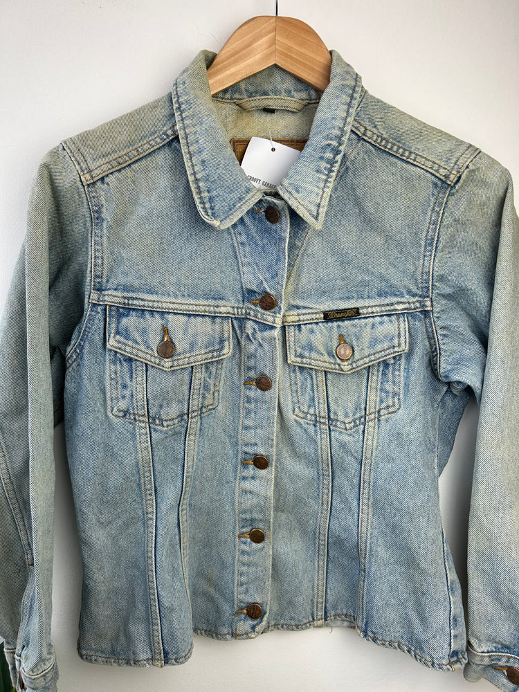 Wrangler Light Wash Denim Jacket S/M
