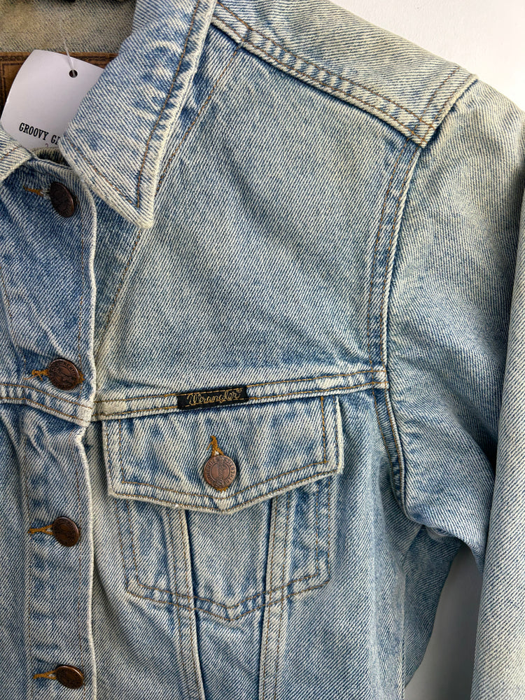 Wrangler Light Wash Denim Jacket S/M