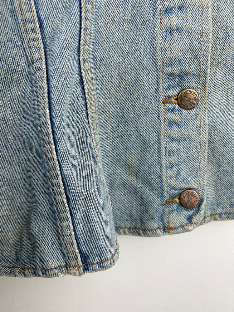 Wrangler Light Wash Denim Jacket S/M