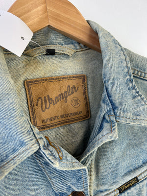 Wrangler Light Wash Denim Jacket S/M