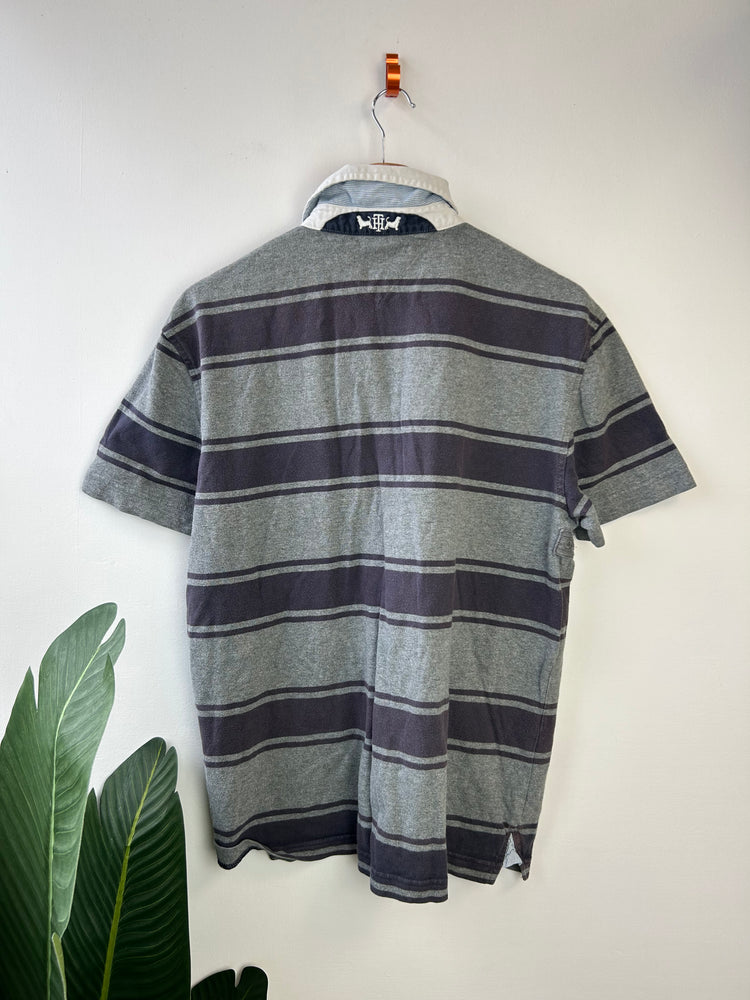 Tommy Hilfiger Striped Vintage Polo Shirt L