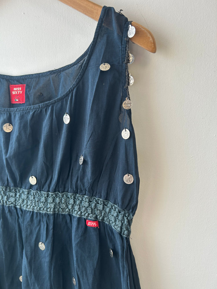 Miss Sixty Black Medallion Top L