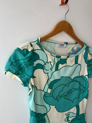 Moschino Abstract Floral Baby Tee XS