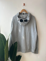 C.P Company Grey Goggle Hoodie XXXL