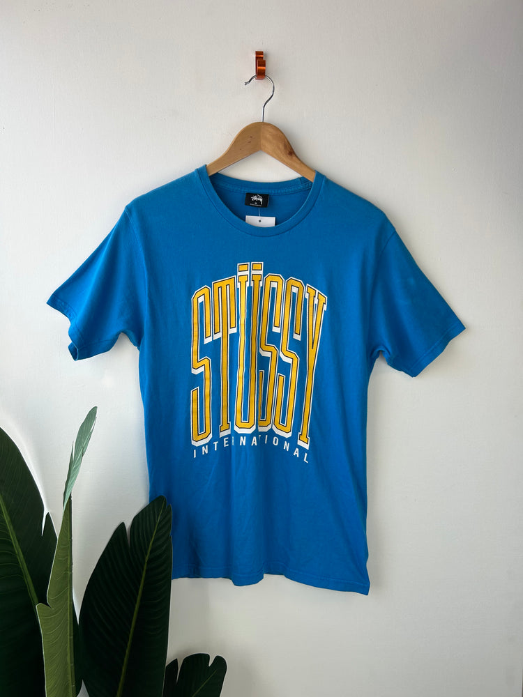 Stussy Blue Campus T-shirt M