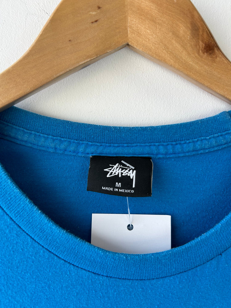 Stussy Blue Campus T-shirt M