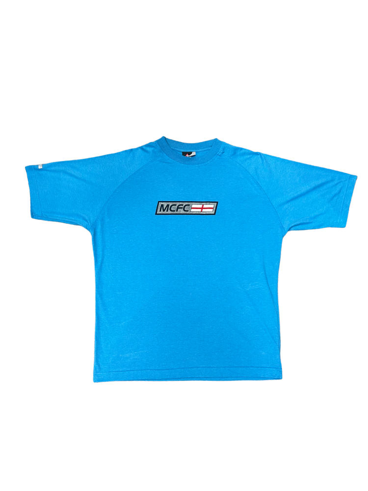 Manchester City Le Coq Sportif Vintage T Shirt