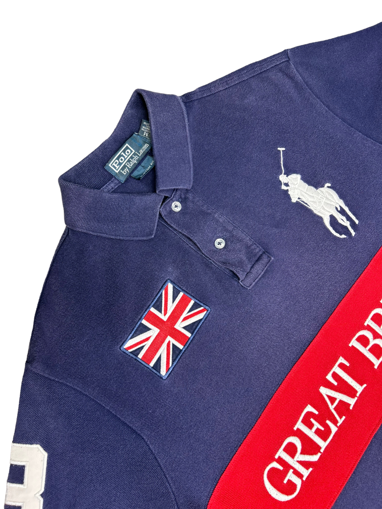 Ralph Lauren Great Britain Polo Shirt M Groovy Garage