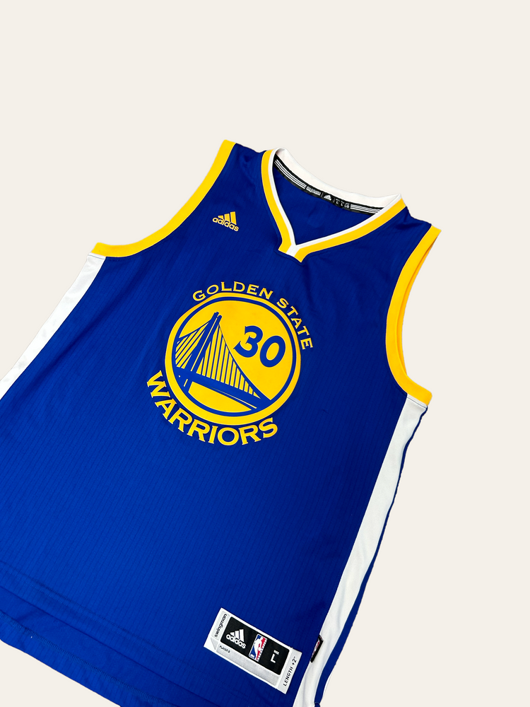 Adidas Golden State Warrior 'Curry' '15 Basketball Jersey L