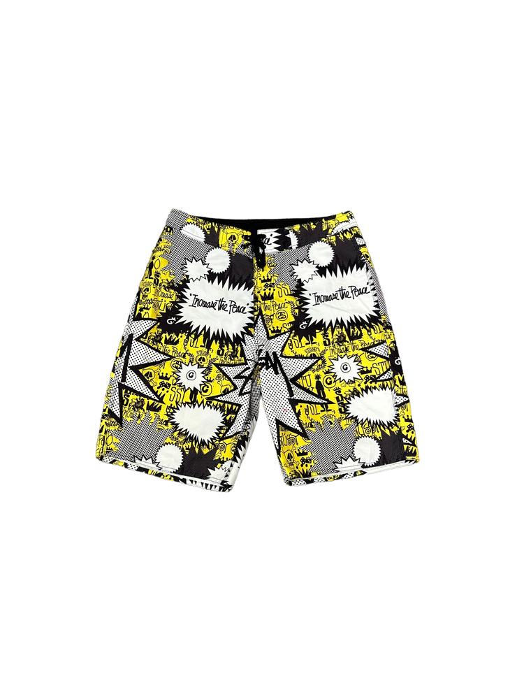 
                
                    Load image into Gallery viewer, Stüssy Vintage &amp;#39;Increase The Peace&amp;#39; Shorts W32
                
            