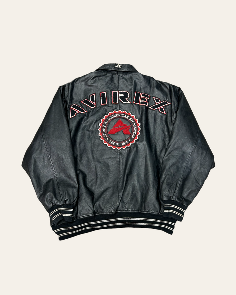 Avirex Vintage Leather Jacket XXL