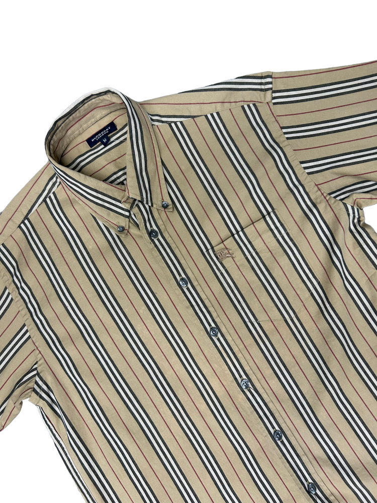 
                
                    Load image into Gallery viewer, Burberry Vintage Short Sleeve Shirt M
                
            