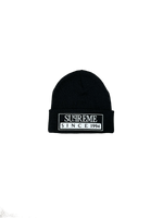 Supreme Reserved Black Beanie