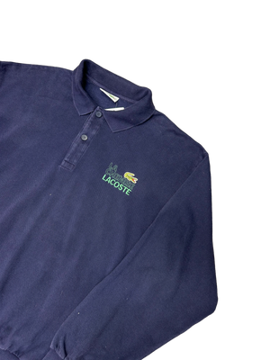 La Chemise Lacoste Button Up Sweathshirt L Groovy Garage