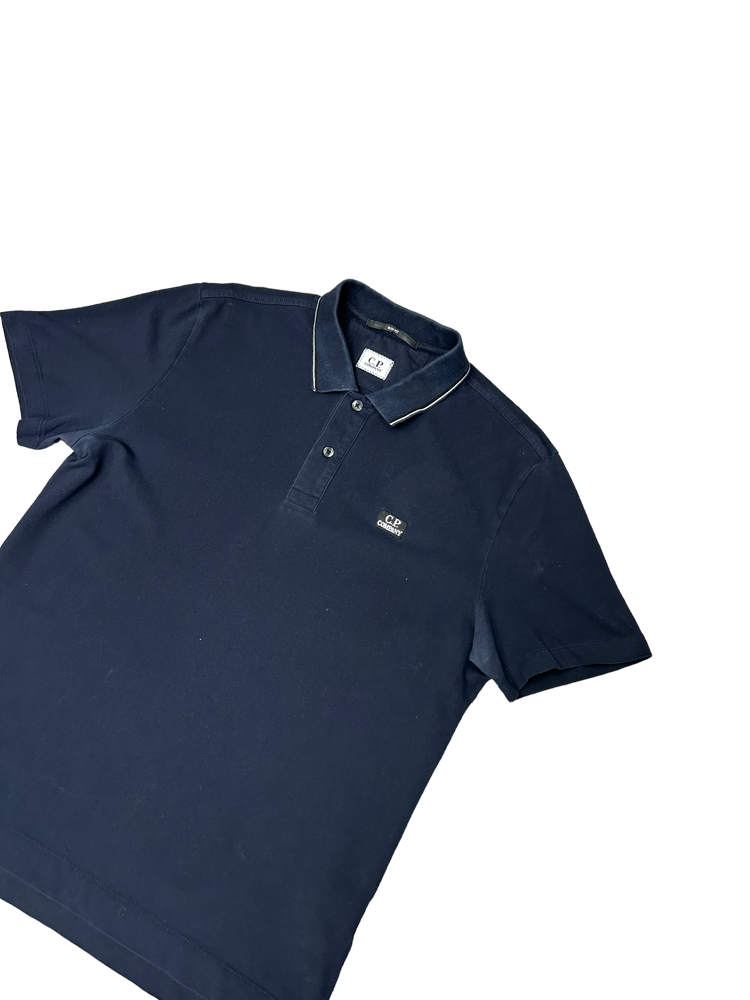 C.P Company Navy Polo Shirt S