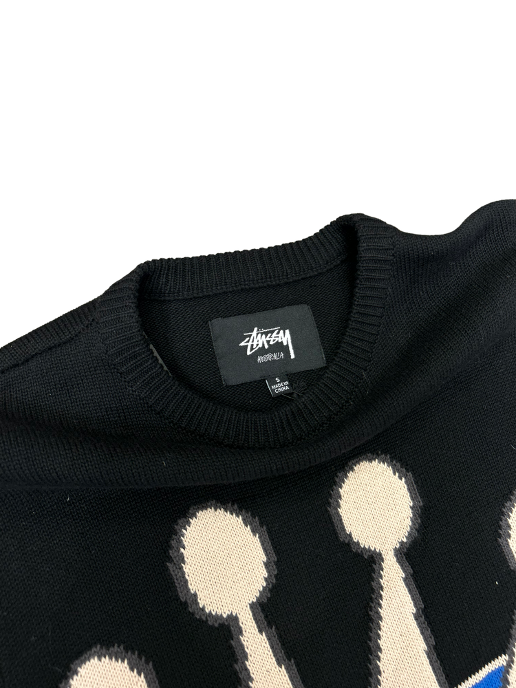 Stussy Crown Knitted Jumper S