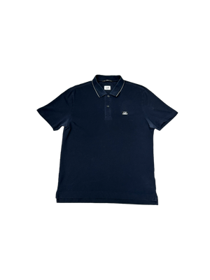 C.P Company Navy Polo Shirt S