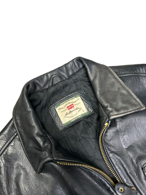 Levis Leather 90's Highwayman Biker Jacket M