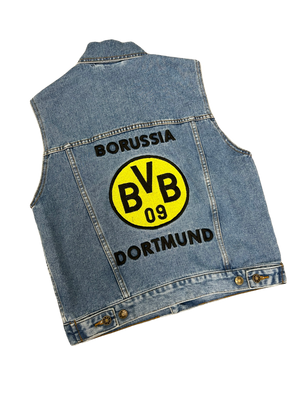 
                
                    Load image into Gallery viewer, Borussia Dortmund Vintage Denim Jacket XS
                
            