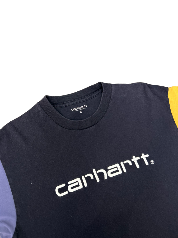 Carhartt Script Colour Block Sleeve T Shirt S