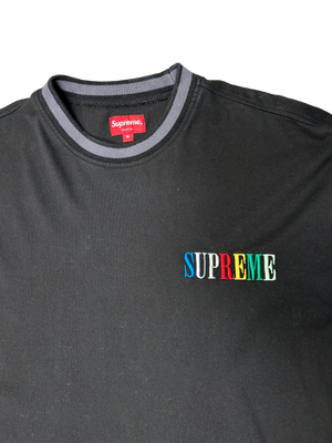 Supreme Multi Embroidered Long Sleeve T Shirt M