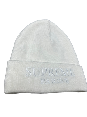 Supreme Paris Embroidered Beanie
