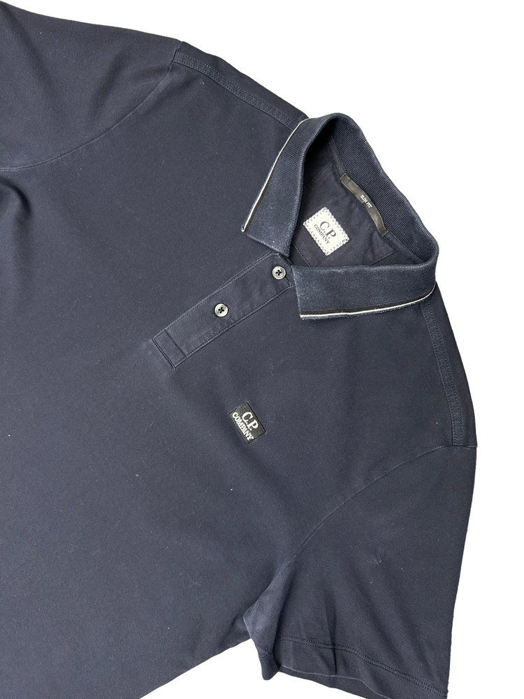 
                
                    Load image into Gallery viewer, C.P Company Navy Polo Shirt S
                
            