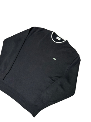 Lacoste Ribbed Knitted Jumper L