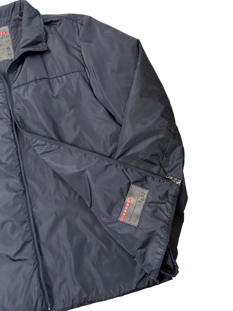Prada Sport Nylon Resin Waterproof Jacket L