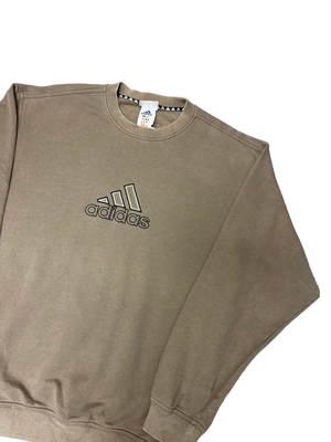 
                
                    Load image into Gallery viewer, Adidas Vintage Spellout Sweatshirt XL
                
            