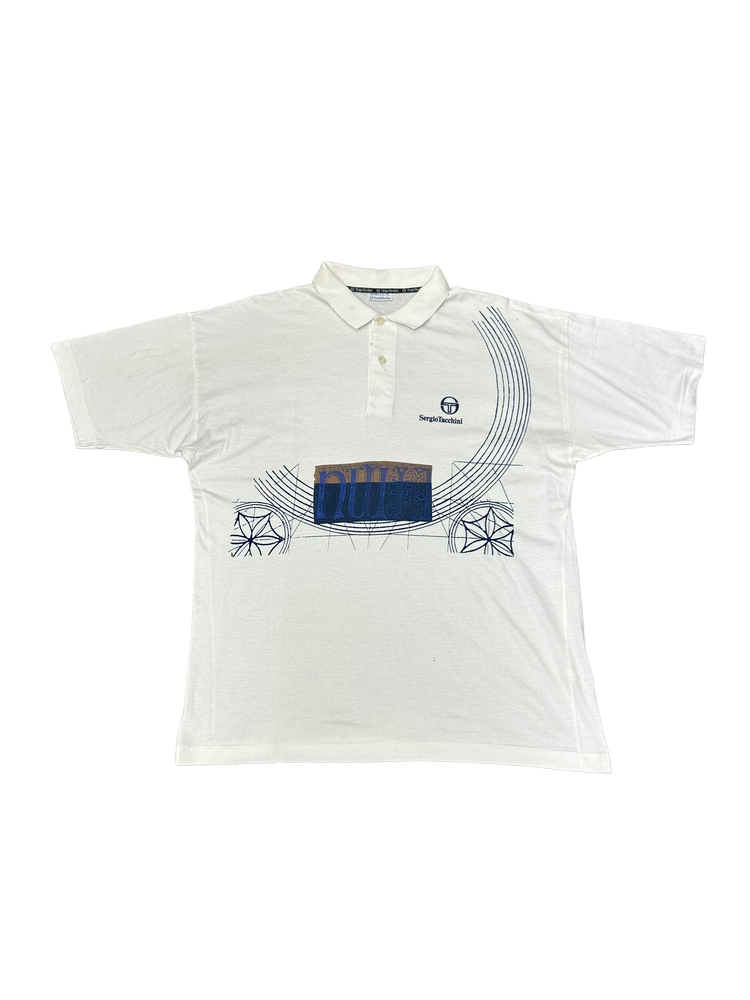 Sergio Tacchini Vintage Polo Shirt XL