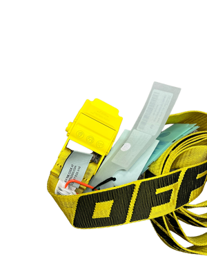 FW20 Off White Industrial Belt Yellow 2.0
