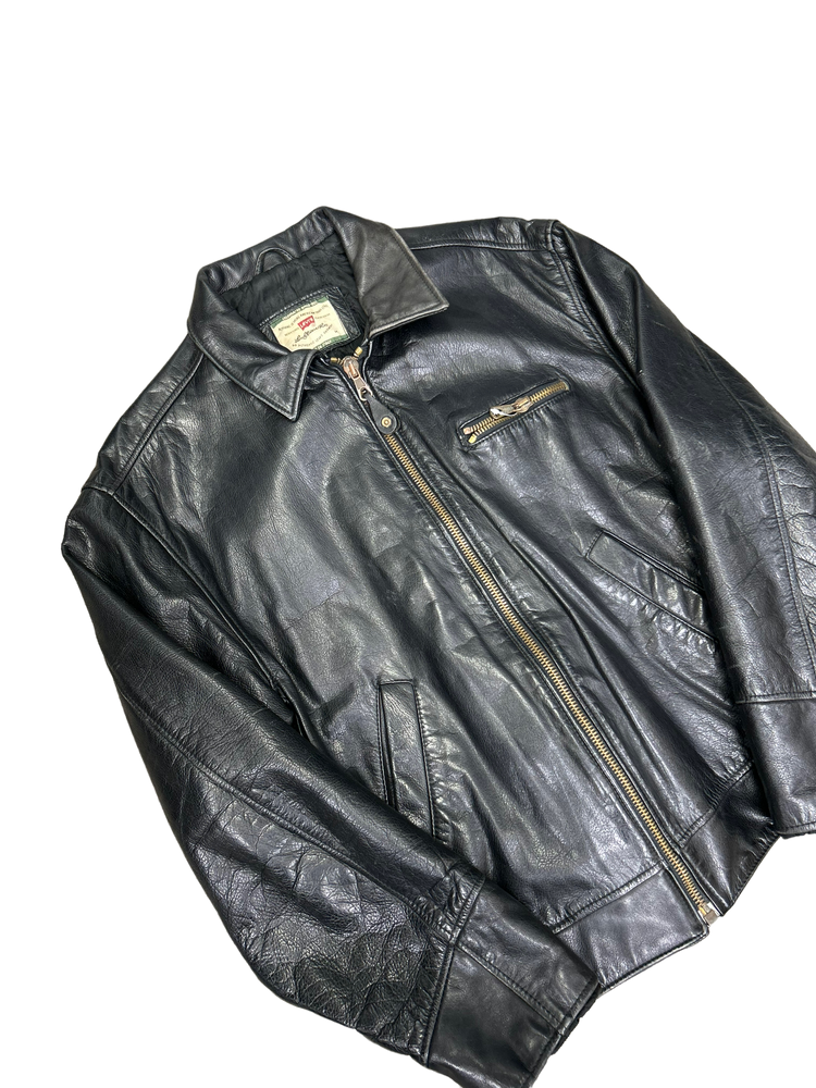 Levis Leather 90's Highwayman Biker Jacket M