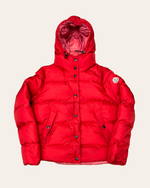 Moncler Red Down Womans Lena Jacket 8-10