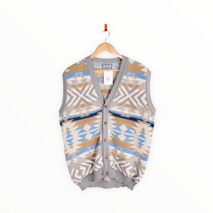 
                
                    Load image into Gallery viewer, Missoni Knitted Button Up Vest XL
                
            